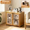Estante simples, armário de grade, estante de chão, prateleira de armazenamento, vitrine integrada, armário de armazenamento de várias camadas para sala de estar