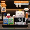 Adornos de gato de la suerte recolectan dinero código de barras de tienda mostrador de caja decoración de gato de la suerte regalo de inauguración de tienda nueva