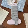 Meias finas de mola sem pé youjiaxiu, meias empilhadas estilo miu para mulheres, meias de cano alto coloridas estilo ballet sem pé