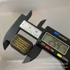 Cabaça com mantra de seis caracteres em forma de estrela de madeira de águia-de-odor Acessório de conta budista DIY para paz e alegria