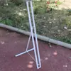 Soporte de Figura Tipo H de Tubo Cuadrado Tipo a Prueba de Viento Grosor Espeso Soporte de Tablero KT Soporte de Figura Tablero Publicitario Soporte de Exhibición Soporte de Persona de Pie