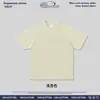 Camiseta pesada de 300g, manga curta de verão, marca da moda, unissex, mesmo estilo para casais, tamanhos grandes, atacado de fábrica, cor sólida, camiseta gola redonda