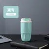 Caneca de café de aço inoxidável 316, estilo popular, design em forma de pétala, alta qualidade, copo de bebida de uso duplo, garrafa térmica de café octogonal