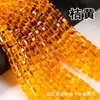 10 lotes de cuentas cúbicas de cristal cuentas cuadradas de vidrio 4/6/8 mm cuentas cuadradas de azúcar materiales para accesorios de joyería DIY
