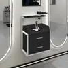 Gabinete de Herramientas para Barbería, Estación con Espejo para Salón de Peluquería, Gabinete para Cortar el Cabello, Carrito para Salón de Belleza, Estante de Almacenamiento para Secador de Pelo Dedicado para Salón de Peluquería