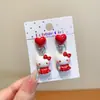 Pendientes para Niños Kuromi Clips para Orejas Niñas Dibujos Animados Pendientes Perforados Niña Pequeña Bebé Pendientes Anti-Dolor Pendientes