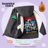 Chaqueta Delta Action para Niños, Abrigo Cálido con Bloques de Color, con Capucha, Cortavientos, Forro Polar para Otoño e Invierno