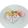 2018 Caja de Dulces Creativa Estilo Europeo Empaque de Dulces de Cumpleaños Caja de Dulces Bronceada Caja de Regalo de Boda Caja de Dulces de Pony