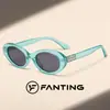 Gafas de Sol de Moda con Montura Ovalada Estilo Ojo de Gato Tendencia para Mujeres Hombres Protección Solar para Conducir Protección UV Gafas de Sol Transfronterizas