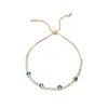 Pulsera Exquisita, Compacta, Moderna, Sencilla, Versátil, de Gama Alta, Incrustada de Diamantes, Ajustable, Estilo Deslizante, Diseño de Nicho, Transfronteriza