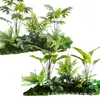 Plantas Artificiais Estilo Nórdico em Estoque para Atacado, Planta Artificial de Taro Torto, Plantas Verdes Falsas para Paisagismo, Plantas em Vasos para Decoração de Piso Interno para Sala de Estar