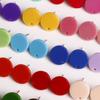 Estilo coreano estilo dulce colorido acrílico piercing pasador redondo para oreja pendientes diy tachuelas para orejas accesorios de joyería venta al por mayor