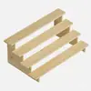 Soporte de Exhibición para Cajas Sorpresa Estante de Madera con Niveles para Figuras Perfumes Cosméticos Adornos Plantas Pequeñas en Maceta Estilo Escalera