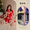 Talla Extra Nochevieja 100kg Conejito de Peluche Atuendo Navideño Camisón Sexy Atuendo de Fiesta de Año Nuevo Provocador y Revelador Sin Quitarse