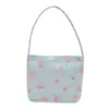 Bolsa feminina casual 2026 novo modelo pequena bolsa de ombro floral estilo coreano bolsa de axila textura vintage bolsa de mão bolsa feminina para o verão