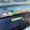 Enfeites de carro de animais personalizados, pequenos enfeites de resina, criativos para o console central do carro, personalização de fabricante original