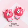 Ardilla Oso Animal Lindo Parche de Dibujos Animados de Resina Accesorios para Funda de Teléfono DIY Pegatina de Refrigerador