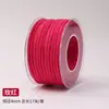 Corda de Algodão com Alma de 4mm Corda Trançada Poliéster-Algodão para Bolsas Artesanais DIY Pingentes Tapeçaria Cordões de Celular Corda para Tecelagem