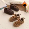 Zapatos de Algodón para Niños 2025 Invierno Forrados de Felpa Zapatos Deportivos para Niños Zapatos de Algodón Calientes para Niñas Pequeños, Medianos y Grandes Zapatos para Bebés