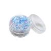 Nova bolsa de material para manicure DIY cor de gelo açúcar migalhas gelo triturado pedra cor gema natural