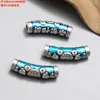 Accesorios de Plata de Ley 99 Pies Gotas de Plata Mariposa de Colores Curva Loto Elefante Colgantes Cuentas Accesorios de Plata Dura 3D