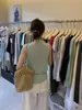 Liquidação, Sem Devoluções ou Trocas. Atacado de Roupas Femininas, Estilo Minimalista, Versátil, Emagrecedor, Confortável, Gola Alta, Colete Sem Mangas para Mulheres 88139