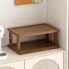 Estante de Almacenamiento Portavasos de Mesa, Estante Estrecho Pequeño para Tazas de Té de Encimera de Mesa de Comedor, Portavasos de Doble Capa, Estante de Almacenamiento para Juego de Té de Escritorio