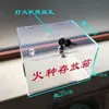 Caja de Almacenamiento de Fuego de Acrílico, Encendedor de Cigarrillos de Incienso, Caja Segura Transparente, Caja de Almacenamiento de Montaje en Pared, Caja de Colección de Fuego