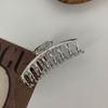 Agarrar o cabelo Grande Coreano Estilo Metal Cor Brilhante Quilha Simples Retro Estilo Corte Menina Francês Voltar Cabeça Agarrar Headwear