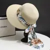 Sombrero de Paja Tejido de Ala Ancha para Protección Solar de Verano Transfronterizo Sombrero de Playa con Lazo para Vacaciones en la Costa Sombrero para el Sol para Mujeres