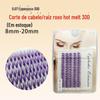 Comércio exterior transfronteiriço 30D roxo raiz cortada cabelo derretido a quente 0,07 espessura cor corte raiz cabelo pequeno livro vermelho Venda quente