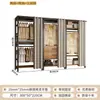 Guarda-Roupa Aberto DIY Closet Planejado Combinação de Guarda-Roupa Cabideiro Prateleira de Chão para Quarto