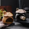 Soporte de Cerámica Transfronterizo para Quemar Madera Peruana Bandeja Creativa para Quemar Salvia Chimenea Pequeña Quemador de Incienso Decoración del Hogar