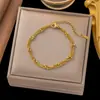 [Collar + Pulsera] Estilo Francés Ins de Lujo Accesible Cadena para Clavícula de Corazón Estilo Dulce Collar de Acero de Titanio con Borla de Corazón de Melocotón para Mujer