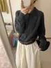 Outono e Inverno Novo Cor Sólida Gola Alta 100% Lã Malha de Gola Alta Camada Base Top para Mulheres Outono e Inverno Roupa Íntima Quente Macio Grudento Top