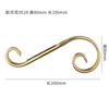 Acero inoxidable 304 Flor decorativa europea para puerta de jardín, barandilla de escalera de patio, accesorios decorativos para puertas y ventanas antirrobo, flor de combinación