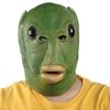 Máscara de Homem de Peixe Verde Máscara de Monstro de Peixe Verde Tom de Agitação Mesmo 2020 Explosões Cabeça de Peixe de Pele Verde Monstro Animal Látex Capacete