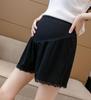 Calças de Segurança para Gestantes Verão Fino Fresco Seda Gelo Cintura Alta Suporte para Barriga Leggings para Gestantes Anti-luz Calças de Três Partes Shorts
