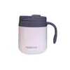 Taza térmica de acero inoxidable 304 creativa para hombres y mujeres, taza de té con asa, taza para beber de oficina, taza de café