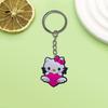 Llavero creativo de la serie Hello Kitty de AliExpress. Pequeño regalo. Llavero de coche de moda.