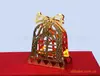 Los fabricantes de Guangzhou ofrecen una variedad de artesanías de metal, árboles de Navidad colgantes tridimensionales hechos a mano para regalo.