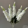 Flores Artificiais Brancas para Decoração de Casamento, Flores de Seda, Ornamentos de Flores Artificiais, Arte Floral Seca, Materiais de Rosa, Arranjo de Flores para Corredor, Arranjo de Parede e Chão
