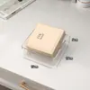 Juego de Cajas de Almacenamiento para Cajones Plástico Transparente Cajón de Oficina Bandeja de Clasificación Integrada Tocador Caja Divisoria de Almacenamiento