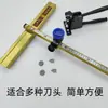 Nuevo Cuchillo de Empuje Tipo T Manual Rueda de Hoja Grande de 22 mm Azulejo de Vidrio Pinzas Fuertes de Alta Precisión Herramienta de Ranurado