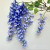 Boda Abler Transfronteriza Boda Techo Glicinia Flor Falsa Flor de Frijol Suave Enredadera de Pared Enredadera Colgante