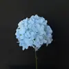 Flores Artificiais Azuis para Flores de Casamento, Decoração de Fundo de Palco de Teto de Hotel, Flores Artificiais, Rosas, Hortênsias, Flores Artificiais