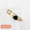 Artefacto para la cintura de los pantalones pasador de cintura broche anti-exposición broche de corsage de alta gama joyería hebilla de broche de perlas