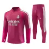 2627 uniformes de treino do Real Madrid para crianças e adultos, conjunto de uniforme de treino do Inter de Milão para outono e inverno, uniforme de treino do Lyon, uniforme de manga comprida do Real Madrid para crianças