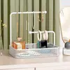 Organizador de Diademas de Escritorio, Gomas para el Cabello, Pinzas para el Cabello, Joyería, Caja de Almacenamiento para Pasadores, Cuerda para el Cabello, Soporte de Exhibición para Accesorios del Cabello, Estante de Exhibición para Cadenas de Perlas