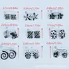Nuevos Pendientes de Tachuela Irregulares Geométricos Retro Transfronterizos para Mujer Simples Versátiles Creativos Acero de Titanio Diseño Hidráulico Joyería al por Mayor